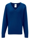 Banner Knitted V-Neck Sweater