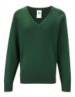 Banner Knitted V-Neck Sweater