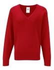 Banner Knitted V-Neck Sweater