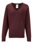 Banner Knitted V-Neck Sweater