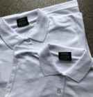 White Frill Collar Poloshirts