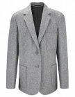 Girls Grey Wool Blazer