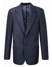 Boys Navy Wool Blazer