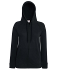 Ladies Lightweight Hooded Sweat Jacket