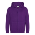 JH Zipped Hooded Sweatshirt (Purple)